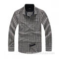 Long Sleeved Highly Hygroscopic Men Cotton Striped Shirt